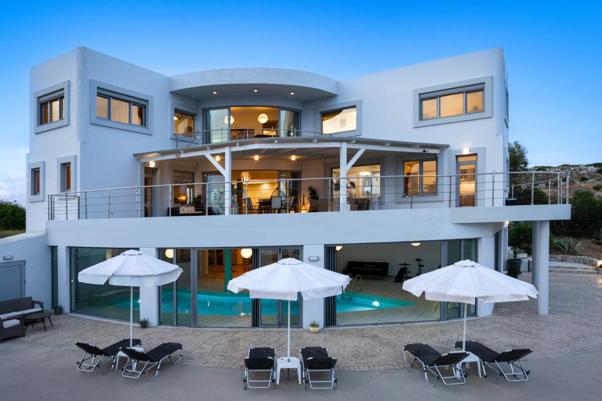 Zafira - Seaview Manor With Heated Pool Kallithéa